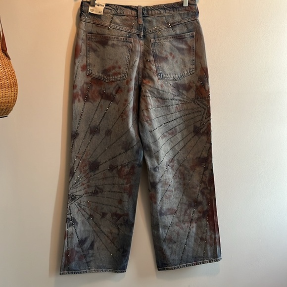 Free People Aurora Mid-Rise Straight Jeans Size 28 NWT - Picture 11 of 17